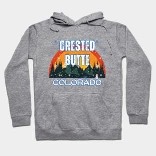 Crested Butte Colorado U.S.A. Gift Ideas For The Ski Enthusiast. Hoodie